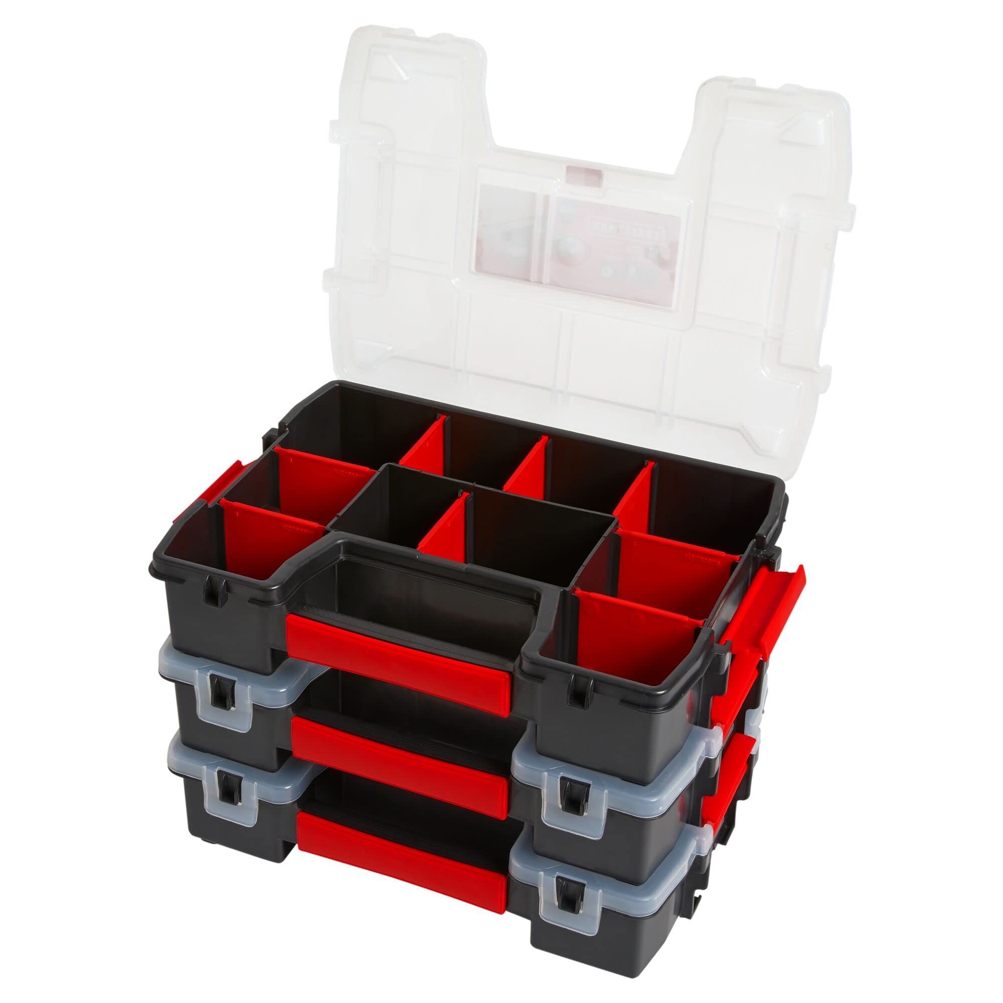 Foto 4 pulgar | Organizador De Almacenamiento Craftsman Cmst60964m, Paquete De 3 Con 10 Compartimentos - Venta Internacional.