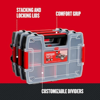 Foto 6 | Organizador De Almacenamiento Craftsman Cmst60964m, Paquete De 3 Con 10 Compartimentos - Venta Internacional.