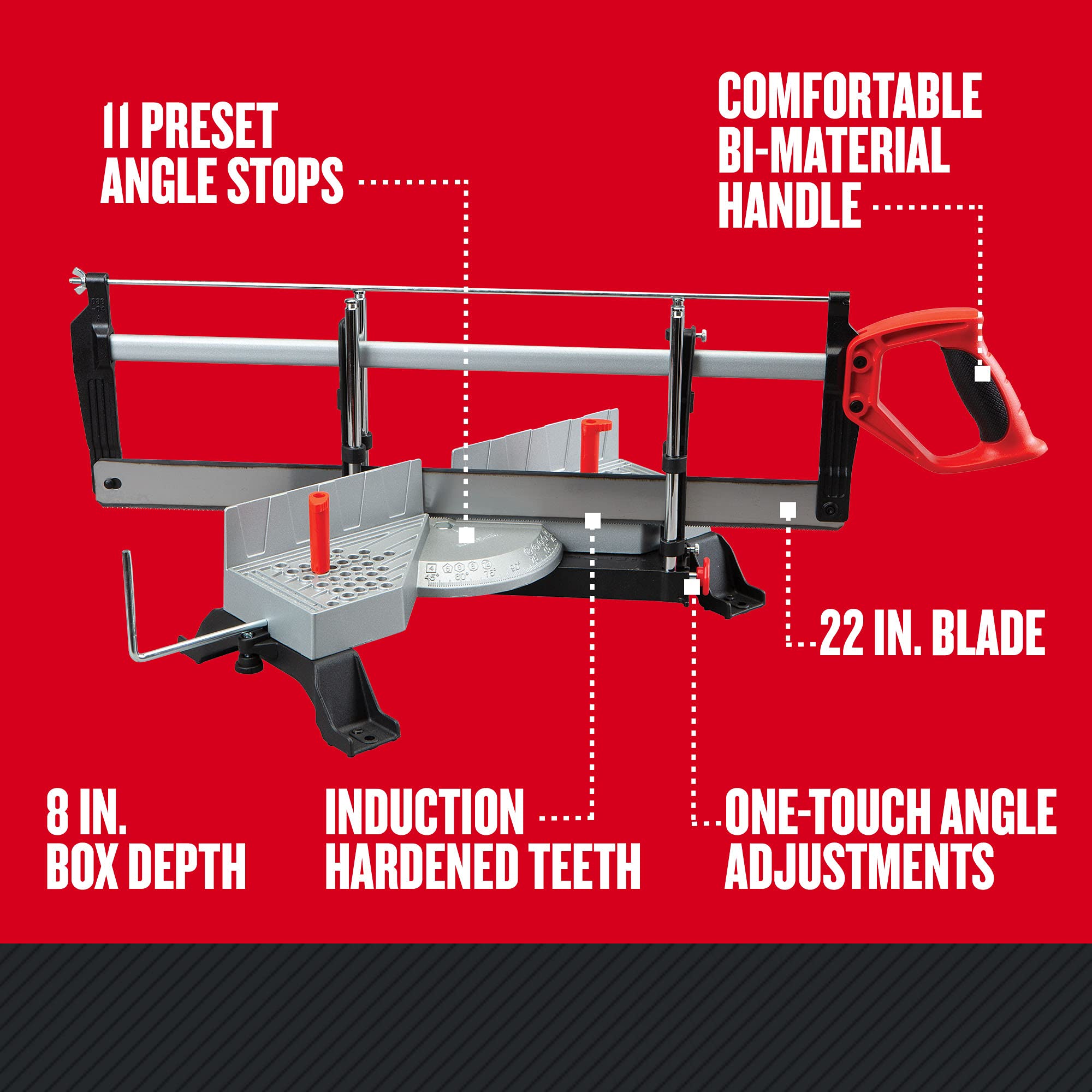 Foto 4 pulgar | Sierra De Mano Para Ingletes Craftsman Cmht20800 Con Ángulo Ajustable - Venta Internacional.