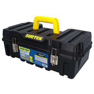 Foto 1 | Caja Portaherramientas Plástica Con Broches Metálicos 21'' X 11'' X 7'' Compacta Surtek