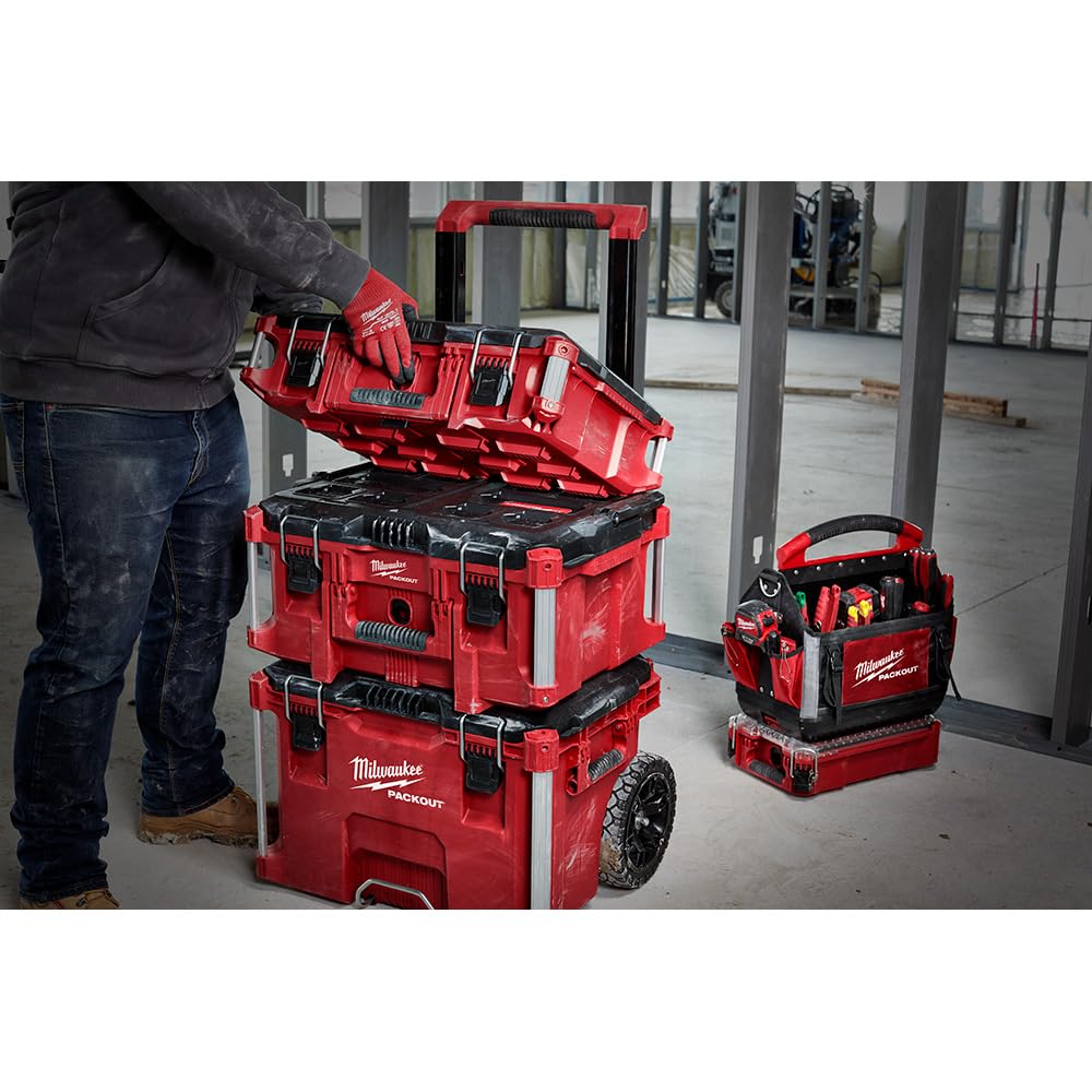 Foto 5 pulgar | Caja de Herramientas Milwaukee Electric Tool Pack Out 48-22-8424 22 cm  Rojo - Venta Internacional