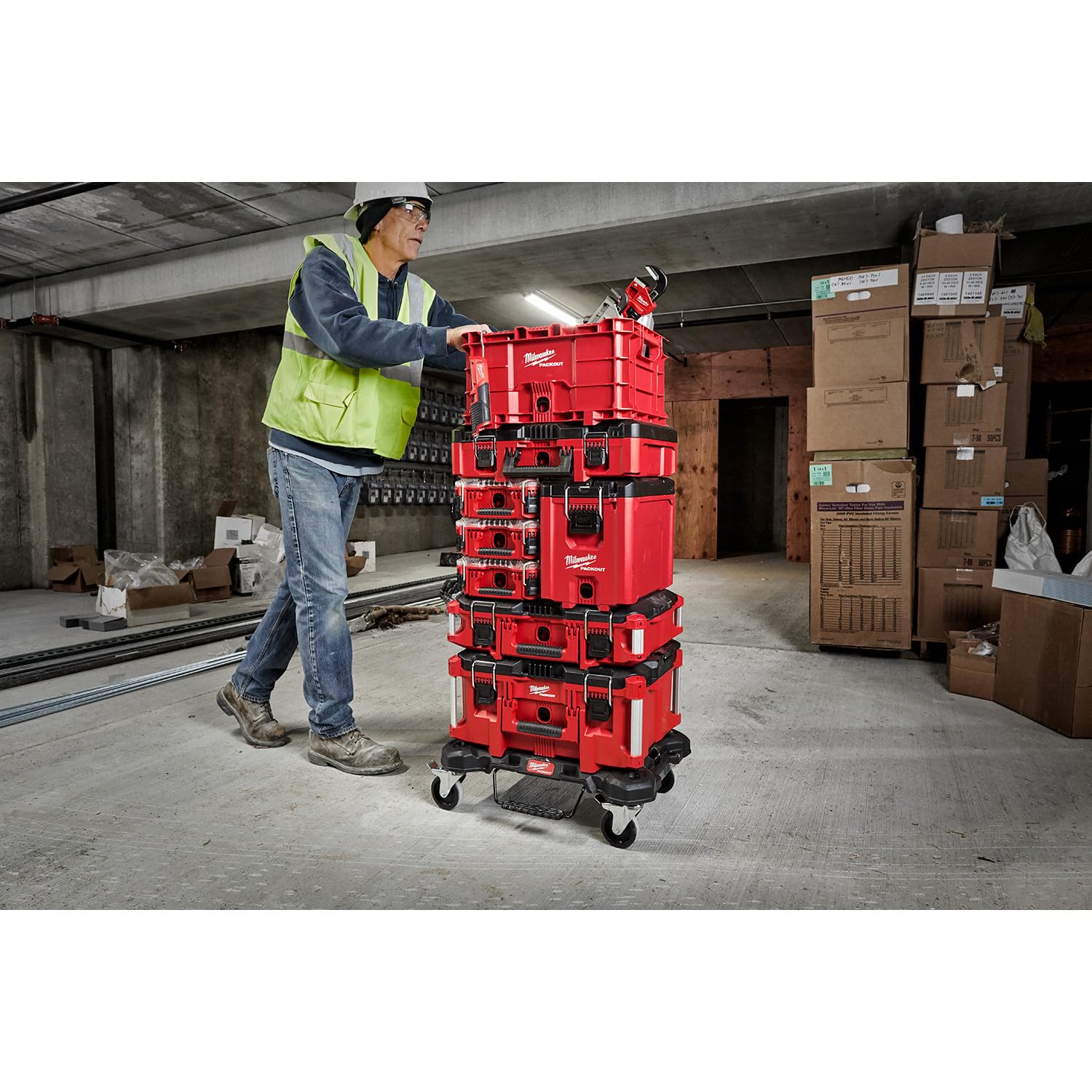 Foto 6 | Caja de Herramientas Milwaukee Packout con Tapa - Venta Internacional