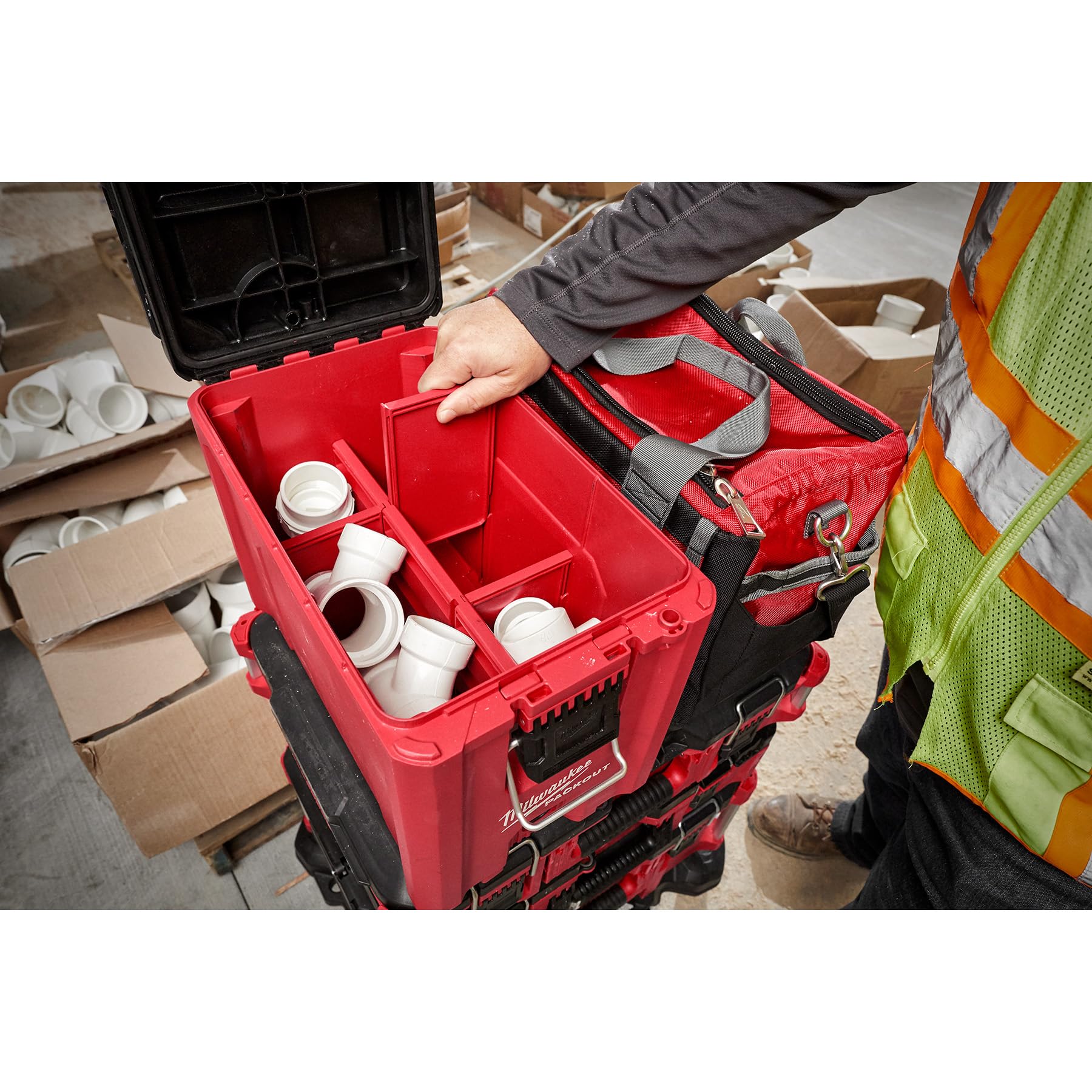 Foto 7 | Caja de Herramientas Milwaukee Packout con Tapa - Venta Internacional