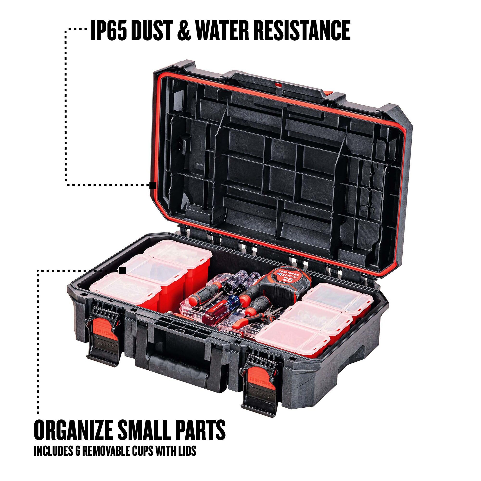 Foto 3 pulgar | Caja De Herramientas Craftsman Tradestack System Resistente Al Agua 21 Cm - Venta Internacional.