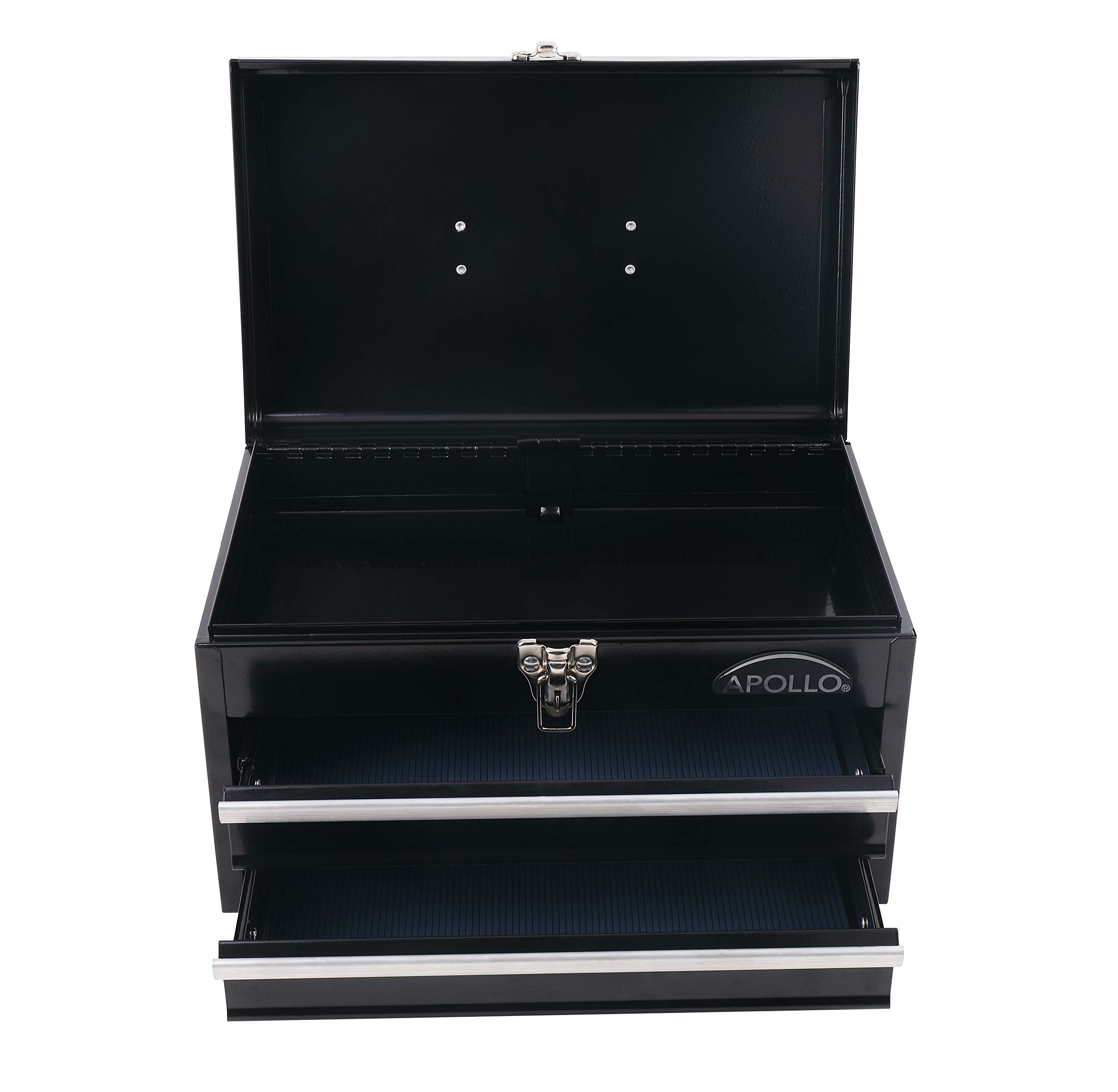 Foto 6 pulgar | Caja de Herramientas Apollo Tools de Acero 35 cm con 2 Cajones Negro - Venta Internacional