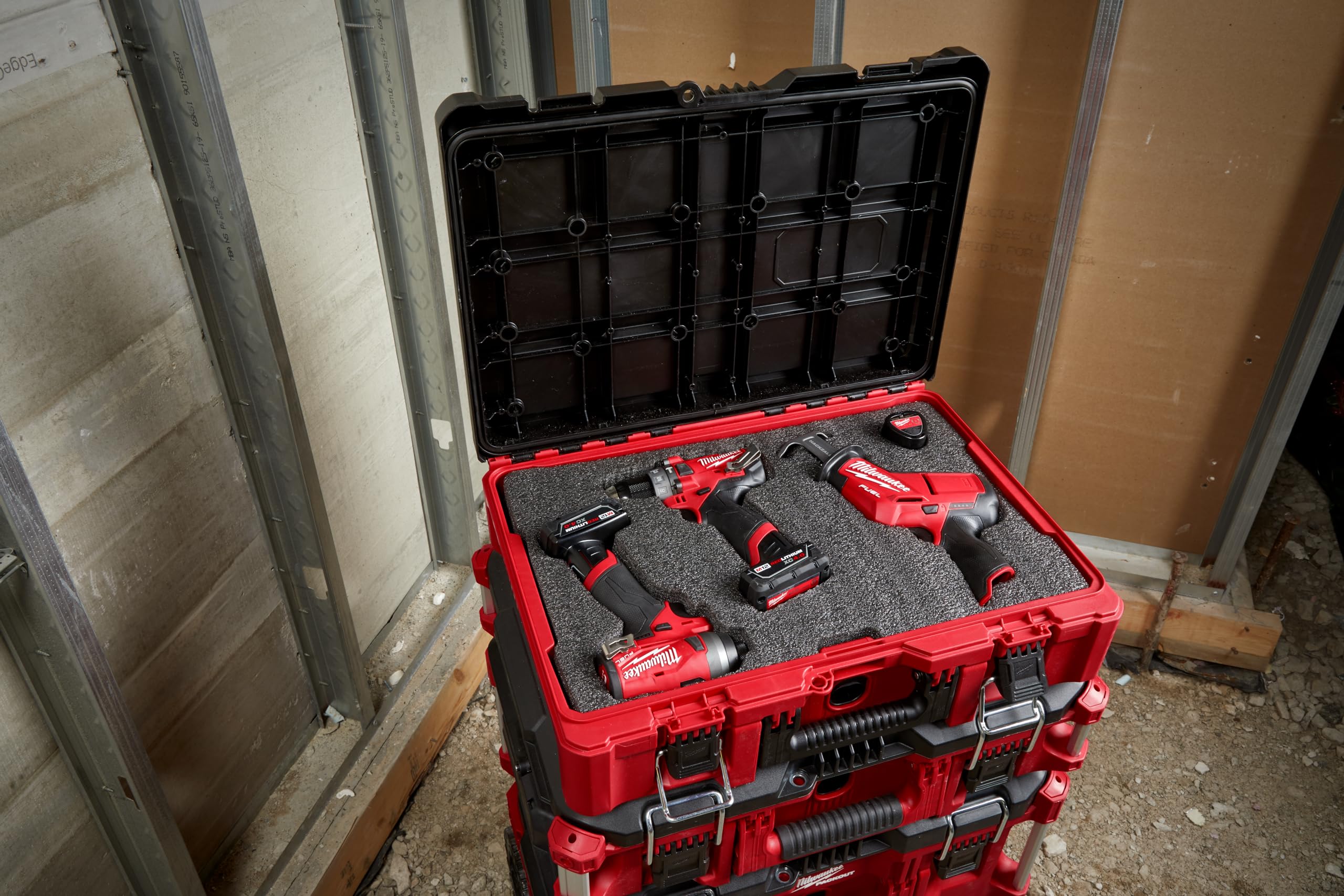 Foto 2 | Maletín para Herramientas Milwaukee Packout 48-22-8450 con Espuma Personalizable - Venta Internacional
