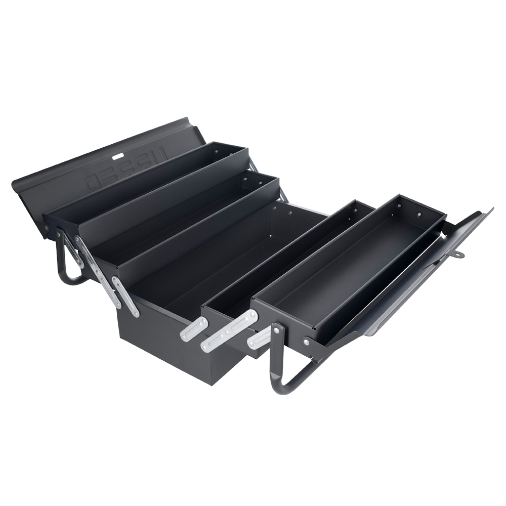 Foto 1 | Caja Portaherramientas Metálica Tipo Acordeón Negra 7'' X 18'' X 7'' Urrea