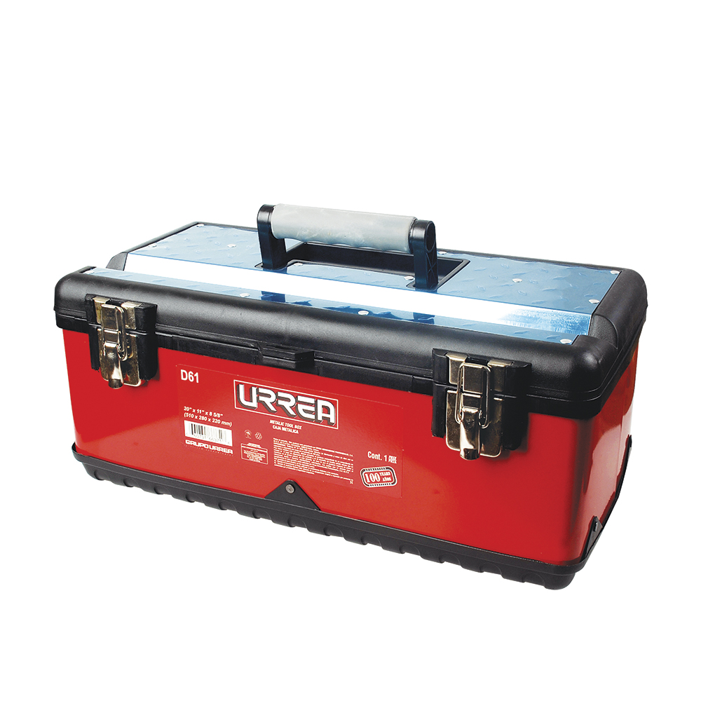 Caja Portaherramientas Metálica-plástica 20'' X 11'' X 8'' Urrea