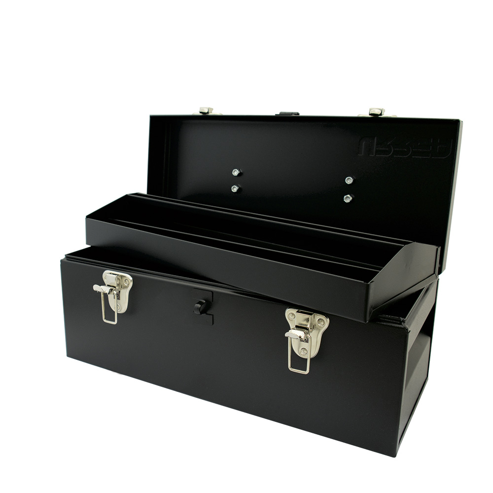 Foto 2 pulgar | Caja Portaherramientas Metálica Color Negro 17'' X 7'' X 7'' Urrea