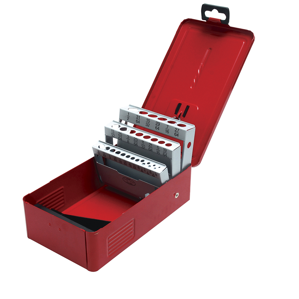 Foto 2 pulgar | Caja Metálica Para 29 Brocas Roja 5'' X 4'' X 3'' Urrea
