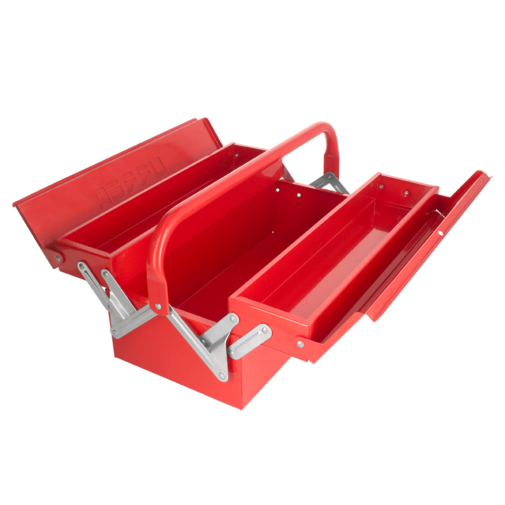 Foto 2 pulgar | Caja Portaherramientas Metálica Tipo Acordeón Roja 7'' X 16'' X 6'' Urrea