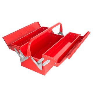 Foto 1 | Caja Portaherramientas Metálica Tipo Acordeón Roja 7'' X 16'' X 6'' Urrea