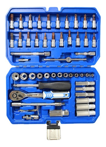 Foto 2 pulgar | Jauz Caja De Herramientas 53 Piezas Con Dados Puntas