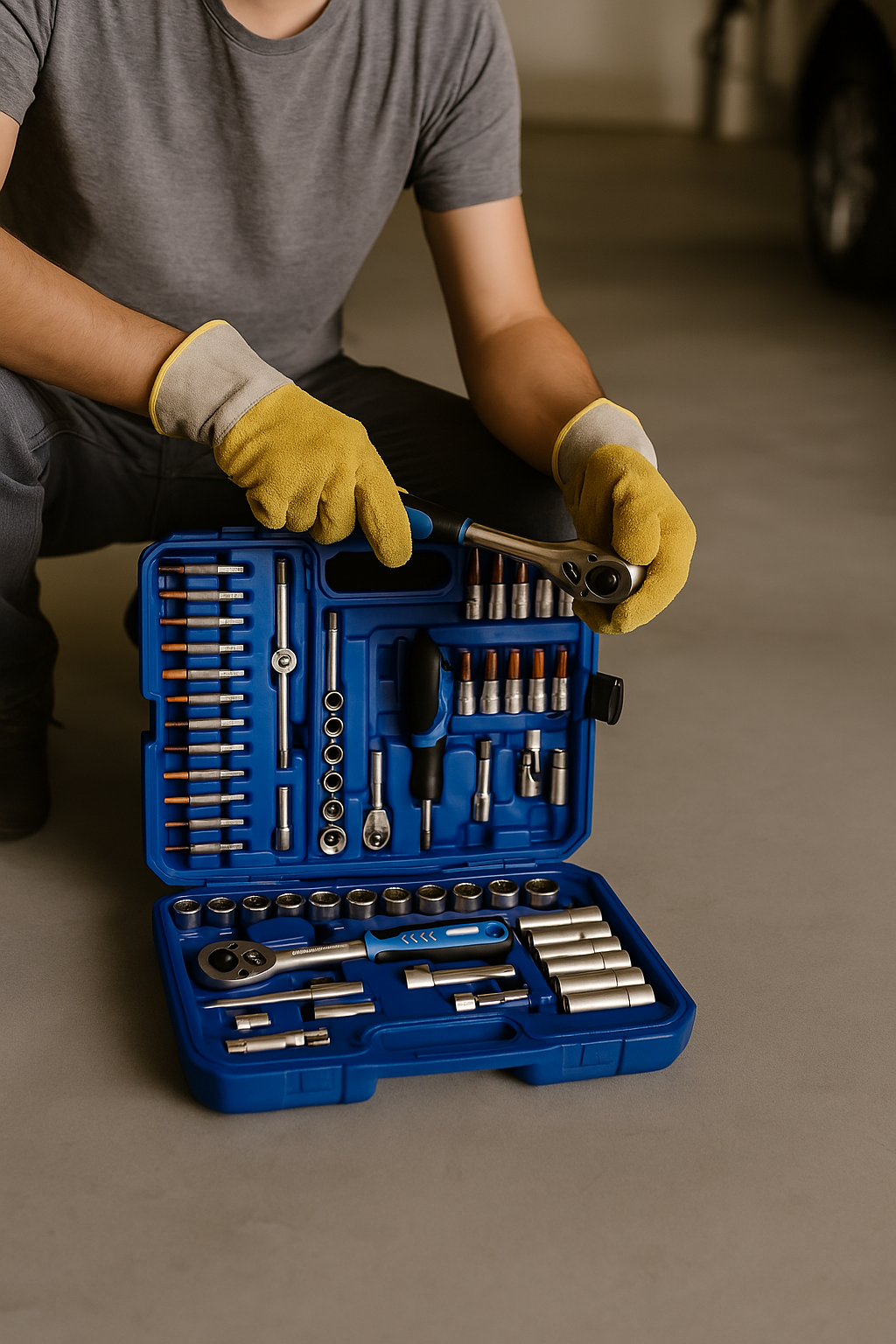 Foto 7 pulgar | Jauz Caja De Herramientas 53 Piezas Con Dados Puntas