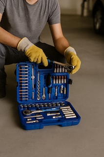 Foto 6 | Jauz Caja De Herramientas 53 Piezas Con Dados Puntas