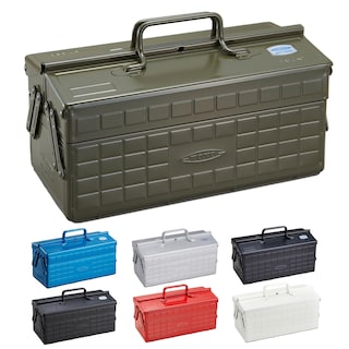 Foto 1 | Caja De Herramientas Toyo St-350mg De Acero De 2 Niveles, Color Verde Militar - Venta Internacional.