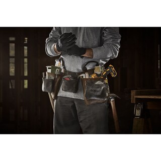 Foto 4 | Cinturón Para Herramientas Dewalt Leather, 11 Bolsillos, Duradero, Profesional - Venta Internacional.