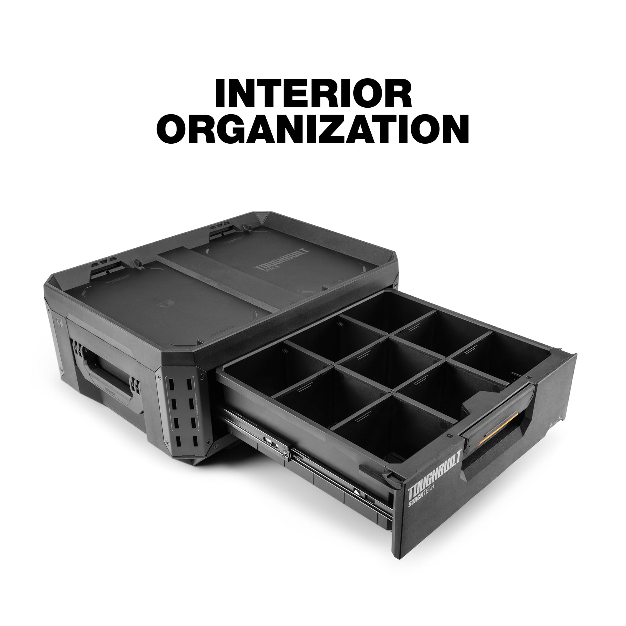 Foto 6 pulgar | Caja De Herramientas Toughbuilt Stacktech De 1 Cajón, Plástico Duradero, Negra - Venta Internacional.