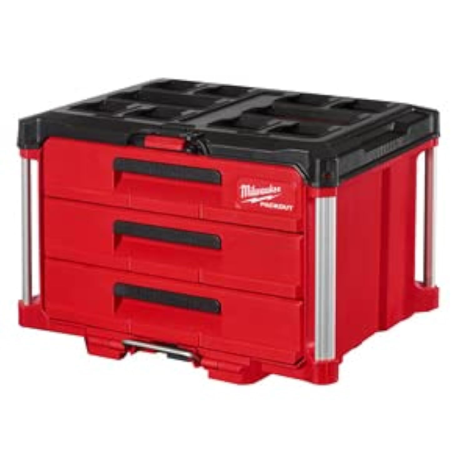 Caja De Herramientas Milwaukee Packout De 3 Cajones Con Capacidad De 50 Libras - Venta Internacional.