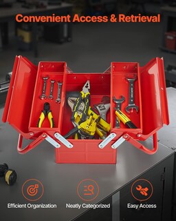 Foto 4 | Caja de Herramientas Vevor 14 Pulgadas - Venta Internacional