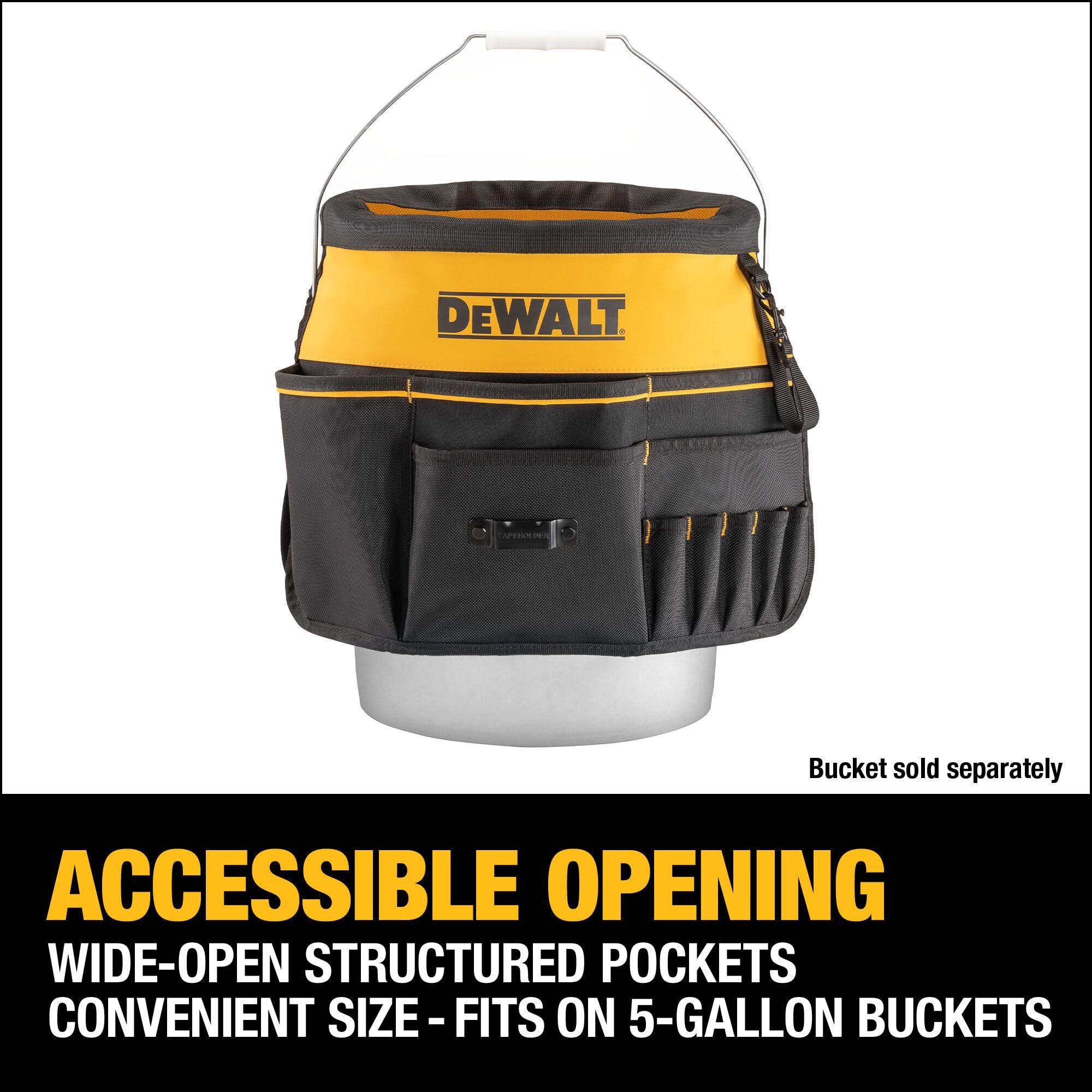 Foto 5 pulgar | Organizador De Herramientas Dewalt Dwst560109 Con 37 Bolsillos Y Trabillas - Venta Internacional.