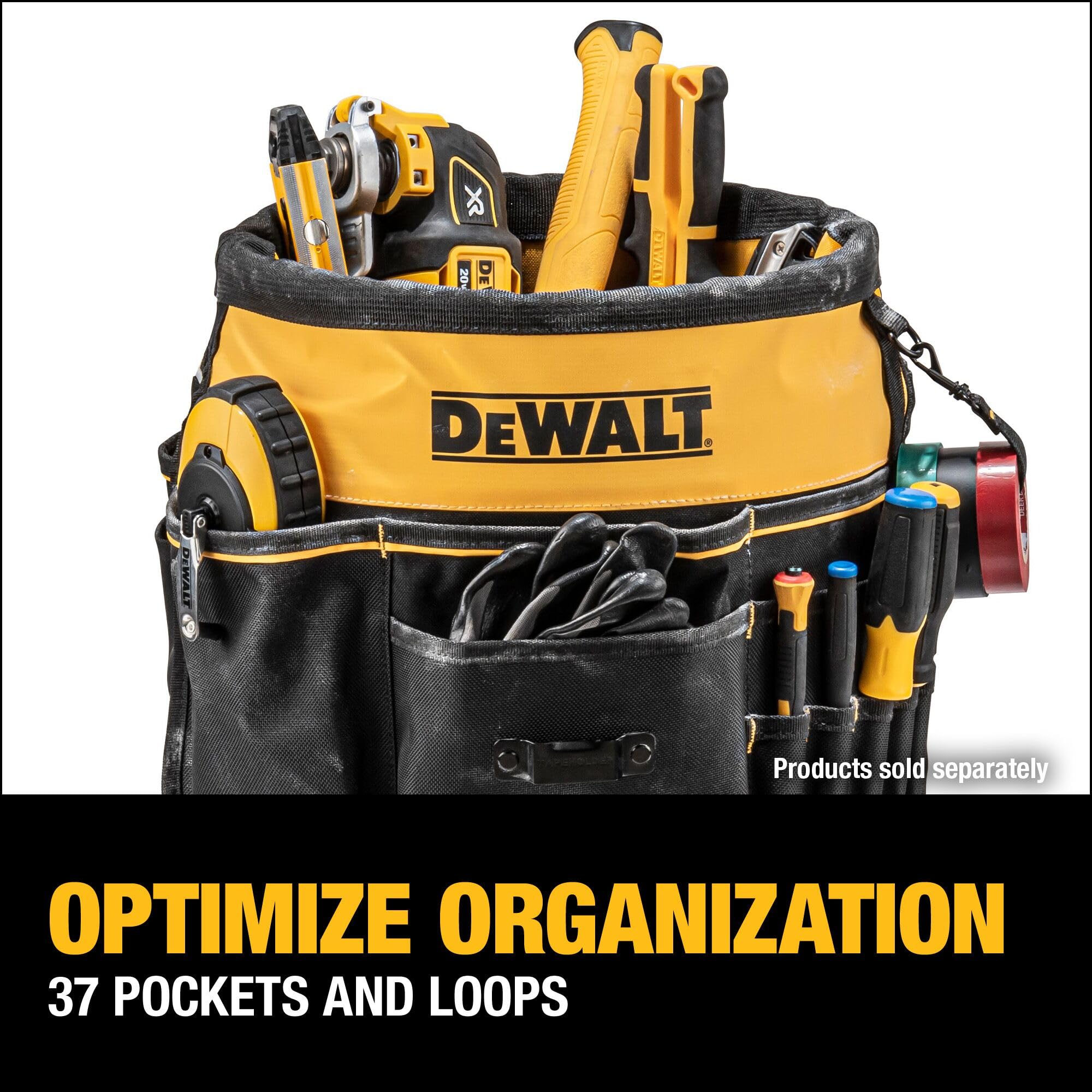 Foto 7 pulgar | Organizador De Herramientas Dewalt Dwst560109 Con 37 Bolsillos Y Trabillas - Venta Internacional.