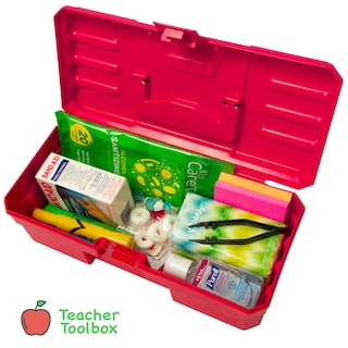 Foto 6 | Caja De Herramientas Akro-mils Probox De Plástico De 30 Cm Para Herramientas, Color Rojo - Venta Internacional.