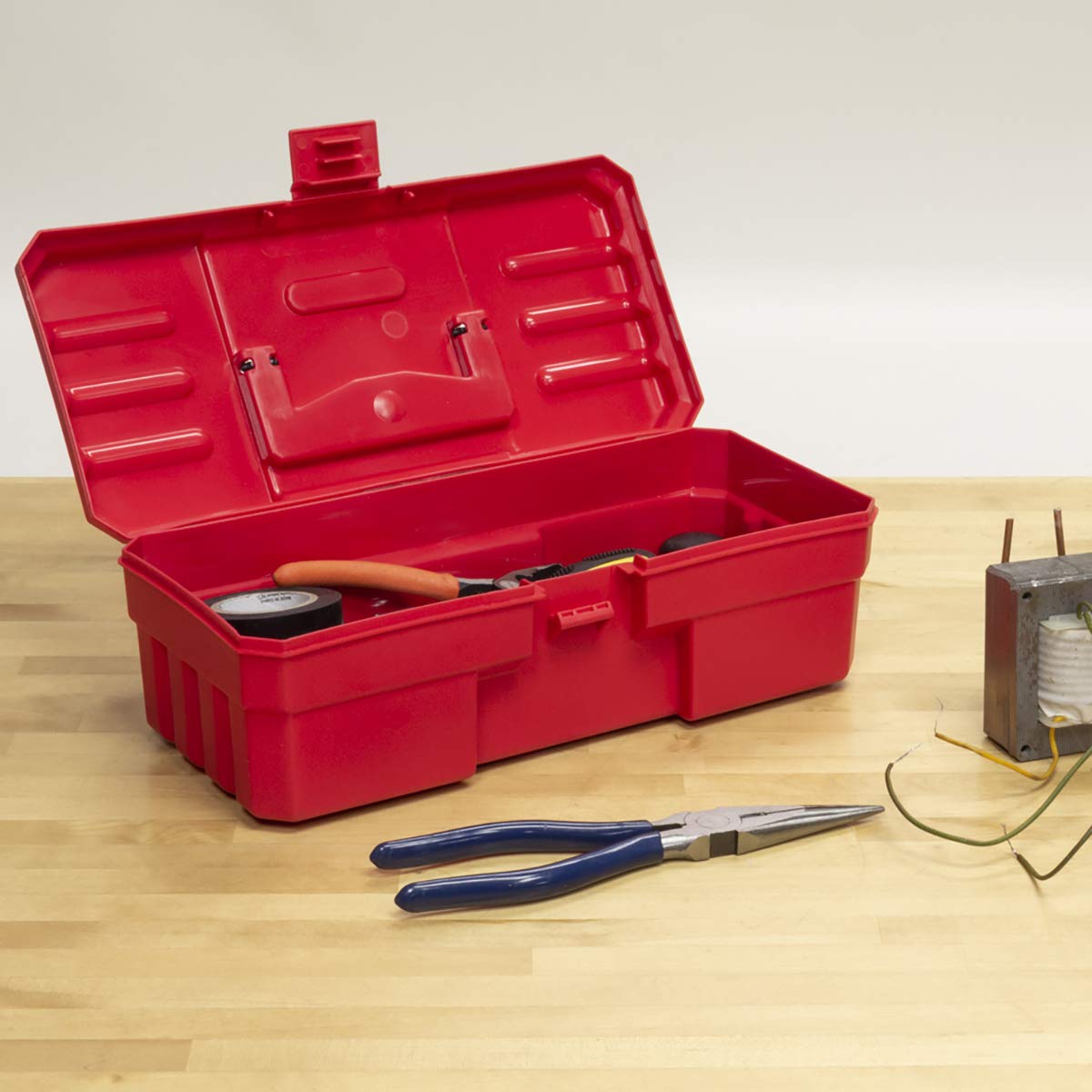 Foto 8 pulgar | Caja De Herramientas Akro-mils Probox De Plástico De 30 Cm Para Herramientas, Color Rojo - Venta Internacional.