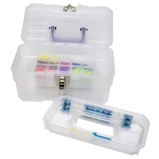 Foto 2 | Toolbox Akro-mils Probox Plastic Art Supply, 14 Pulgadas, Transparente - Venta Internacional.