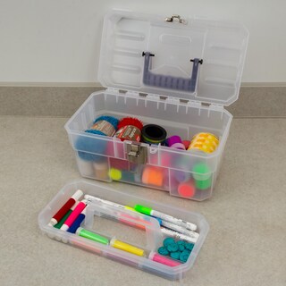 Foto 4 | Toolbox Akro-mils Probox Plastic Art Supply, 14 Pulgadas, Transparente - Venta Internacional.