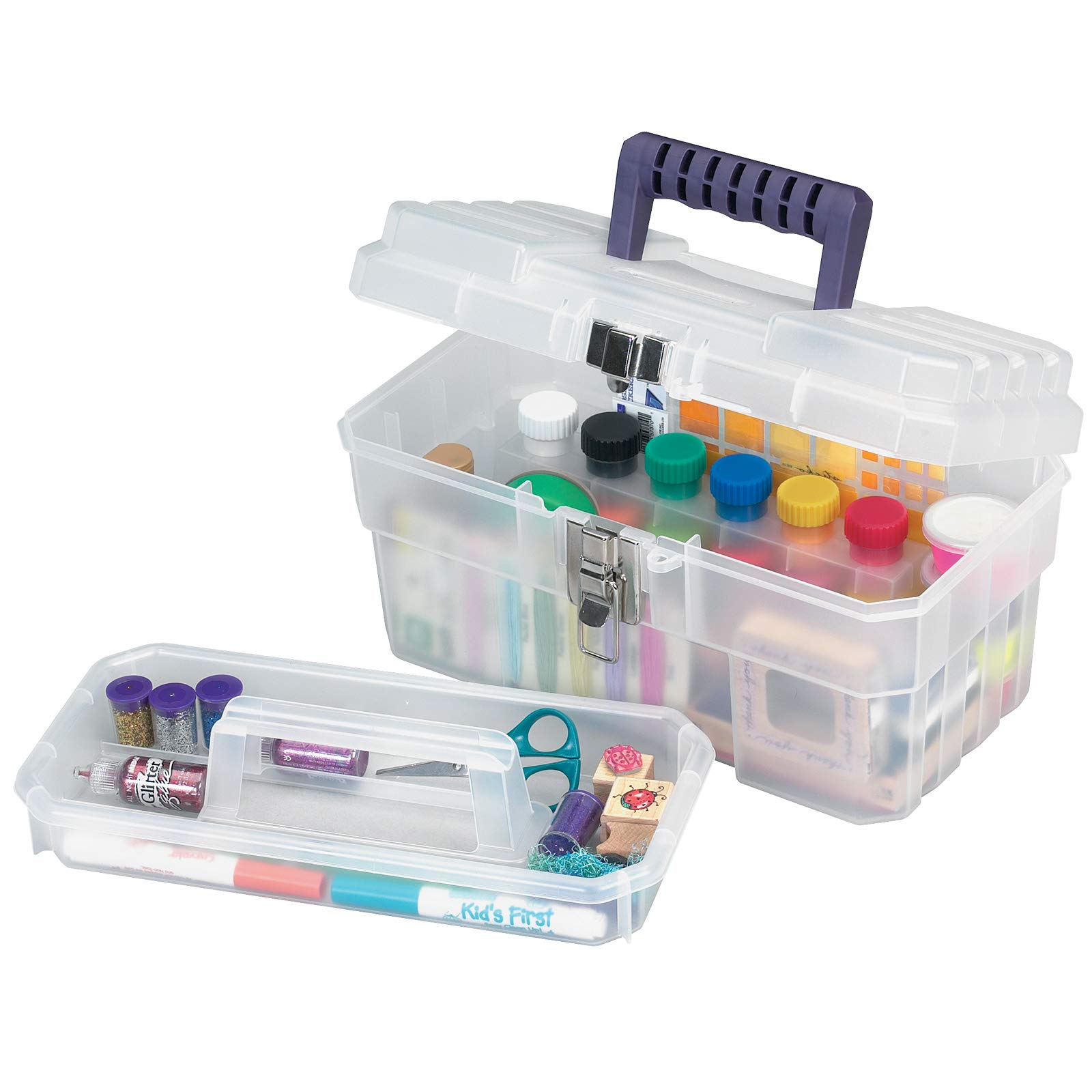 Foto 8 pulgar | Toolbox Akro-mils Probox Plastic Art Supply, 14 Pulgadas, Transparente - Venta Internacional.