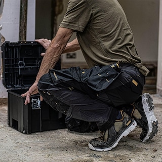Foto 4 | Pantalones De Trabajo Dewalt Memphis Pro-stretch W36/l31 Para Hombre, Gris/negro - Venta Internacional.
