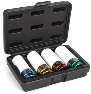 Foto 1 | Juego De Enchufes Titan 21095, 4 Unidades De 1/2 Pulgada, Que No Se Estropean - Venta Internacional.