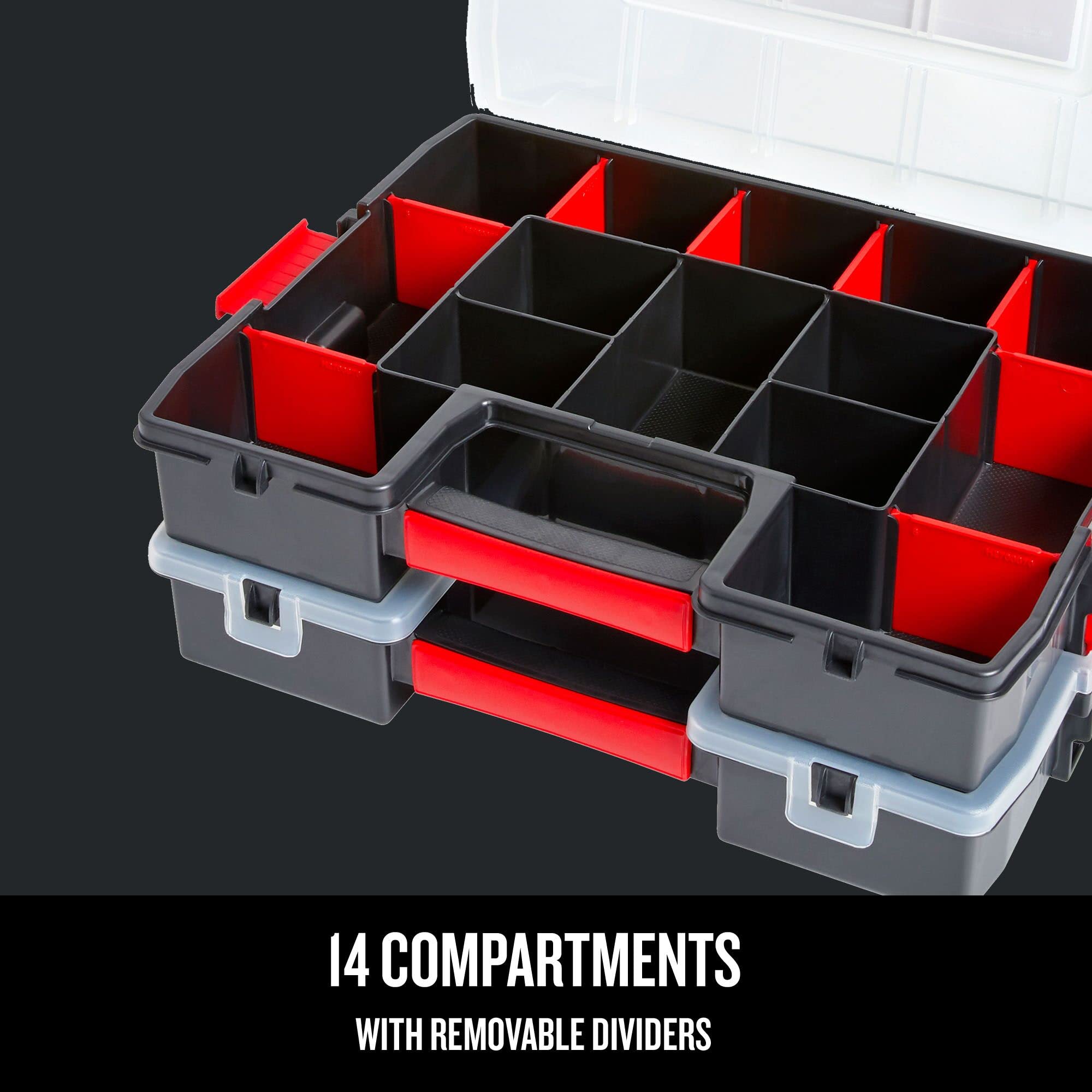 Foto 6 pulgar | Organizador De Herramientas Craftsman Cmst60944m, Paquete De 2 Con 14 Compartimentos - Venta Internacional.
