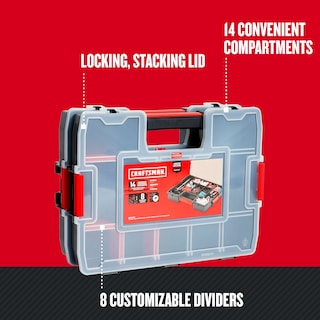 Foto 6 | Organizador De Herramientas Craftsman Cmst60944m, Paquete De 2 Con 14 Compartimentos - Venta Internacional.