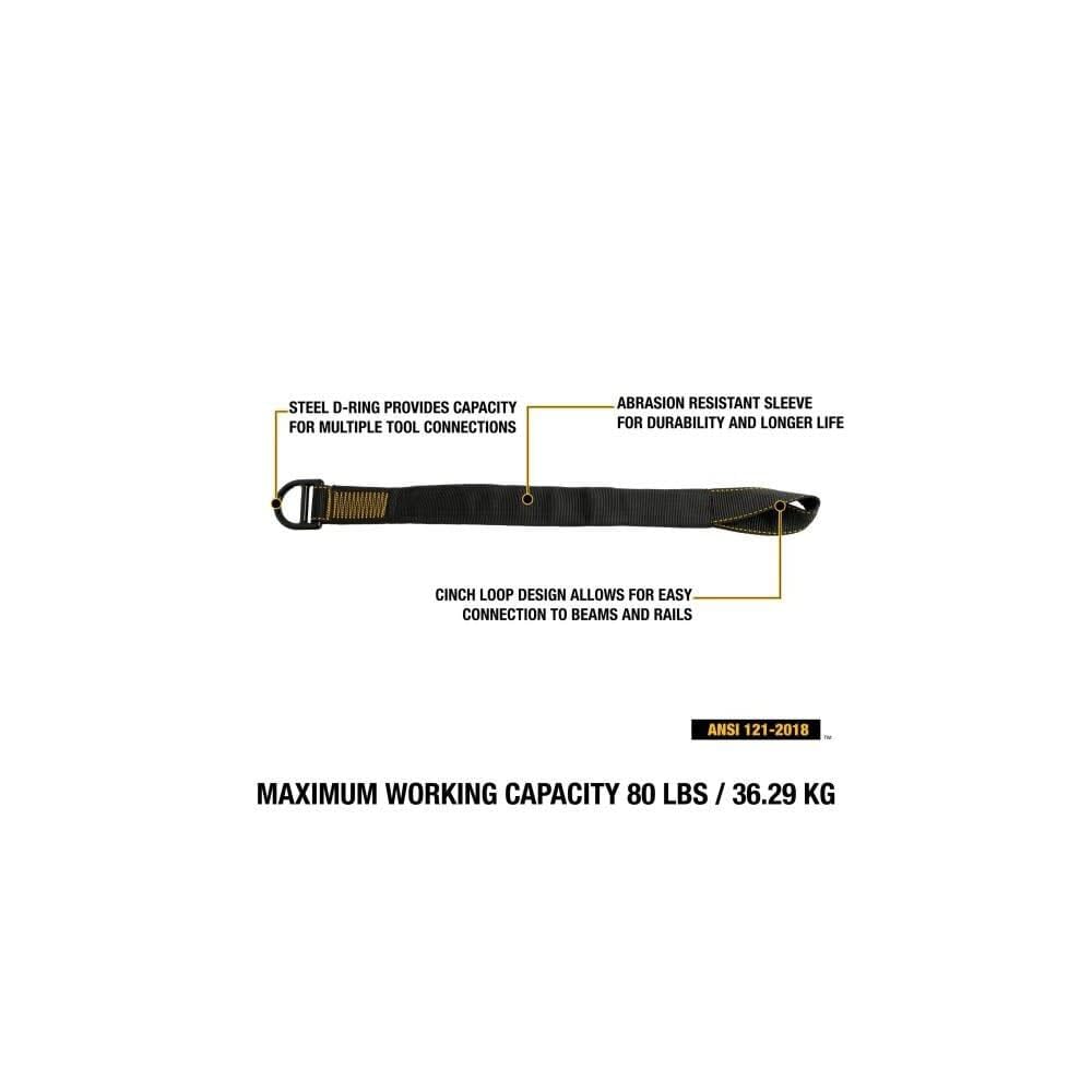Foto 3 pulgar | Correa De Anclaje Para Herramientas Dewalt De 36 Kg De Capacidad - Venta Internacional.