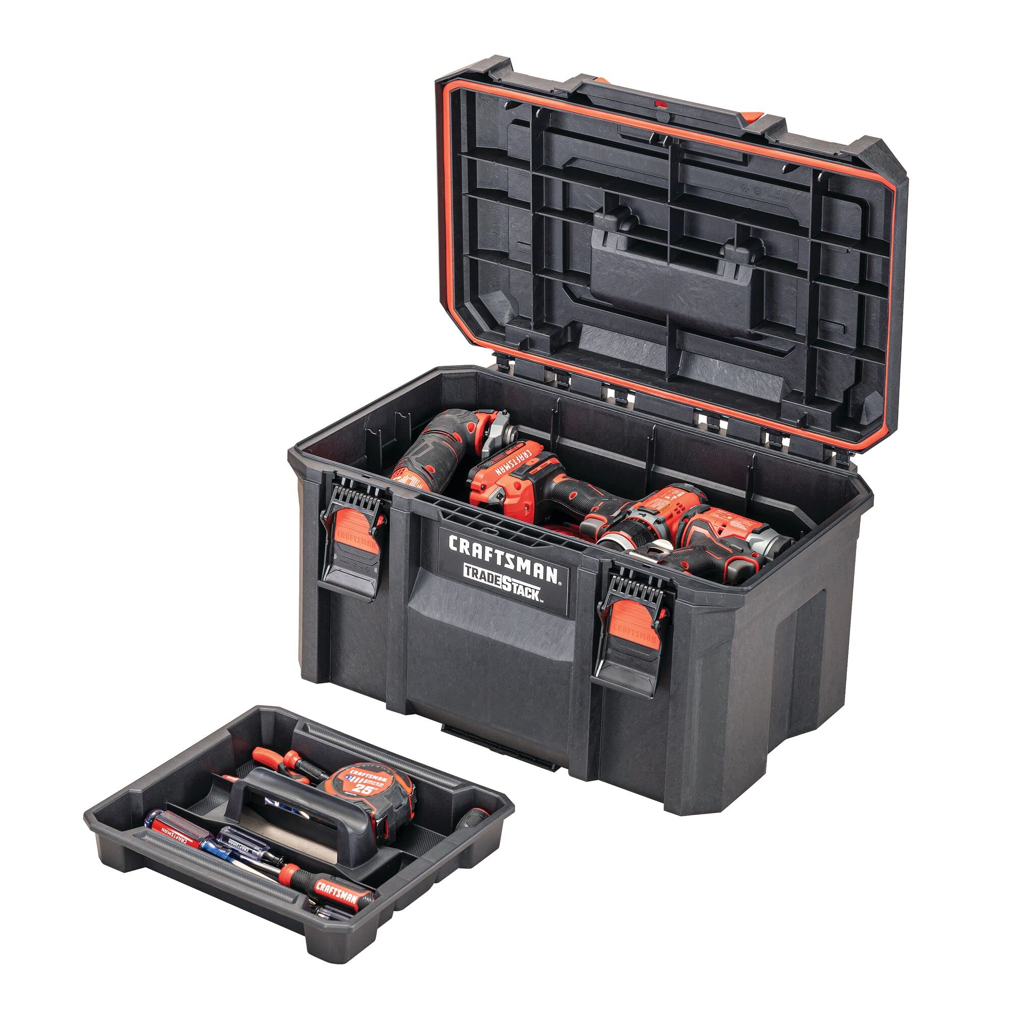 Foto 3 pulgar | Caja De Herramientas Craftsman Tradestack Impermeable Para Interiores Y Exteriores, 21 Cm - Venta Internacional.