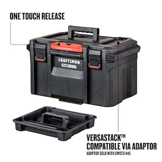 Foto 4 | Caja De Herramientas Craftsman Tradestack Impermeable Para Interiores Y Exteriores, 21 Cm - Venta Internacional.