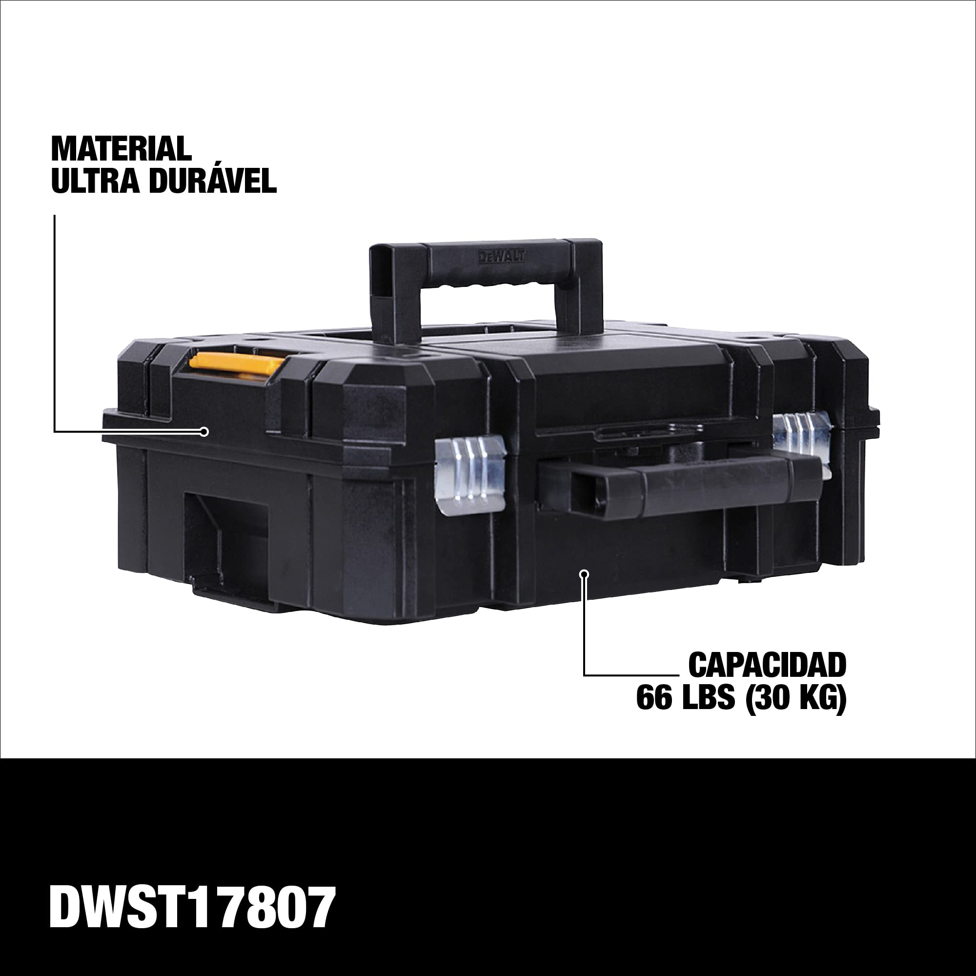Foto 3 pulgar | Caja De Herramientas Dewalt Tstak Ii, 13 Pulgadas, Superficie Plana, 30 Kg De Capacidad - Venta Internacional.