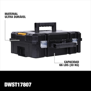 Foto 2 | Caja De Herramientas Dewalt Tstak Ii, 13 Pulgadas, Superficie Plana, 30 Kg De Capacidad - Venta Internacional.