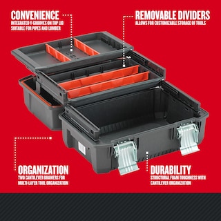 Foto 2 | Caja De Herramientas Craftsman Para Almacenamiento De Herramientas De 18 Pulgadas, Negra (cmst18001) - Venta Internac