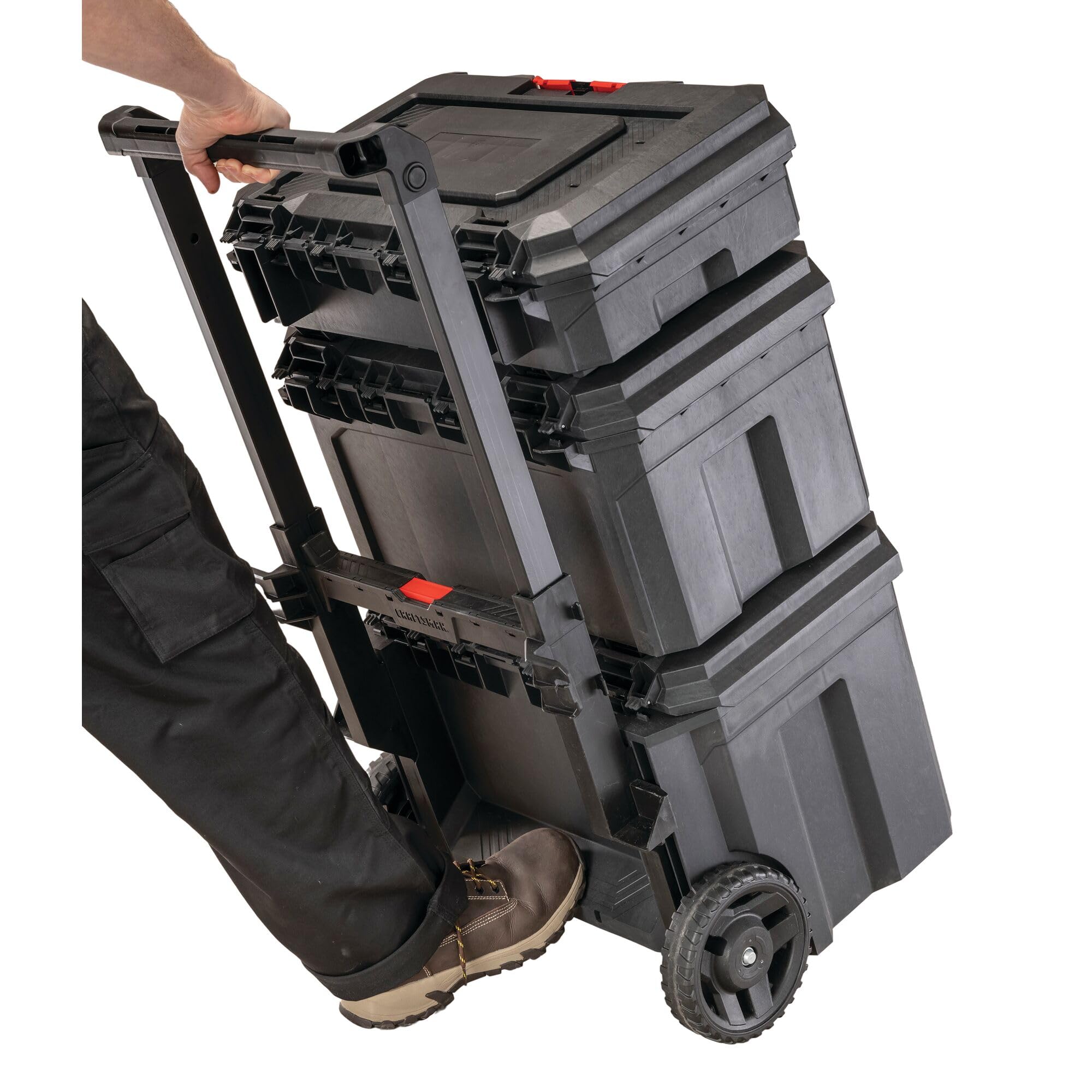 Foto 7 | Caja De Herramientas Craftsman Tradestack Con Ruedas, Impermeable, 22,5 Cm - Venta Internacional.