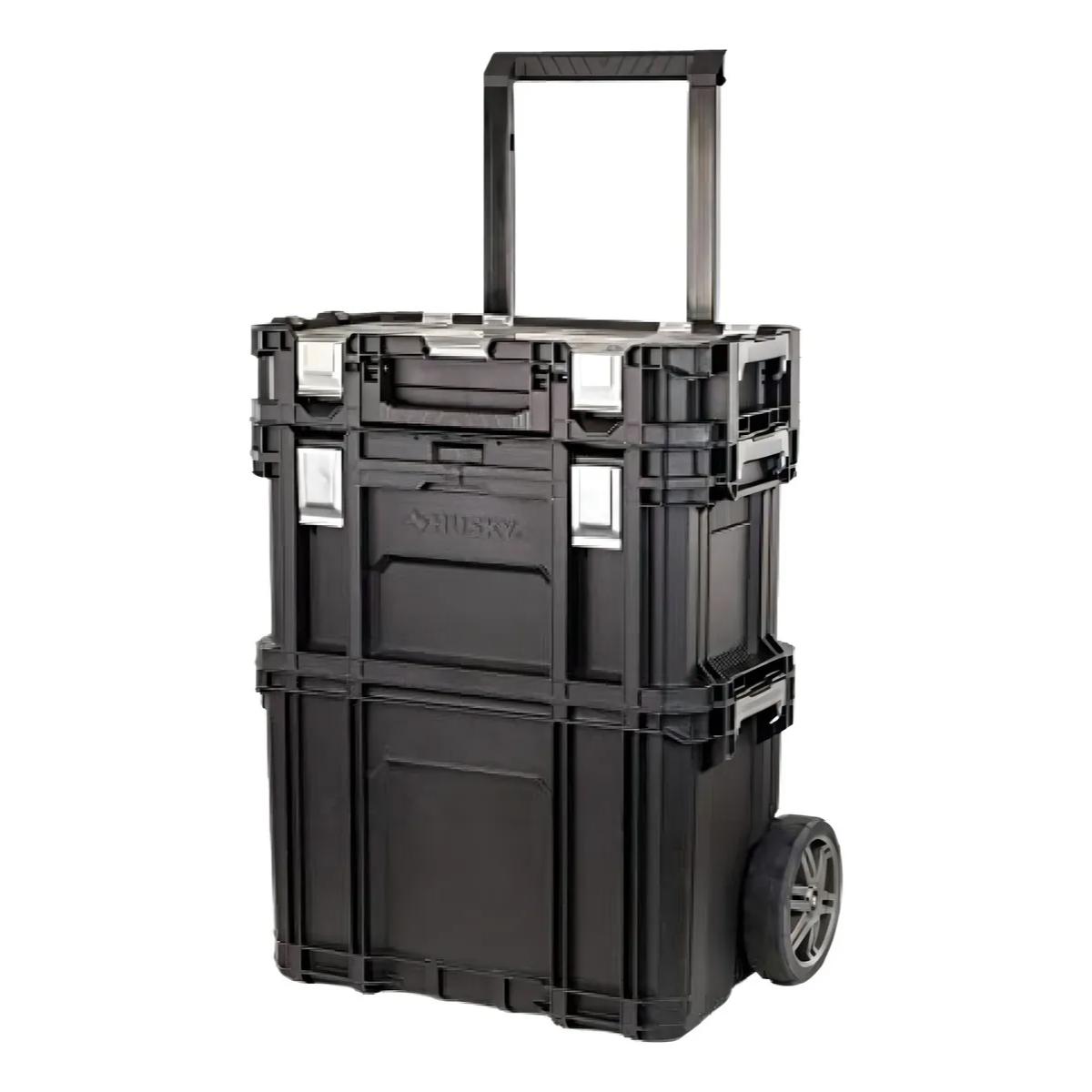 Foto 2 pulgar | Carrito Porta Herramientas Set Con 3 Cajas Husky 152555 Color Negro