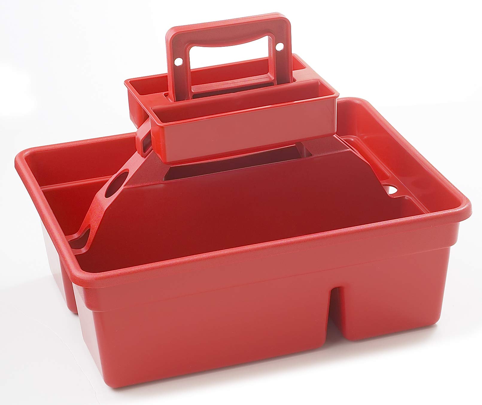 Foto 4 | Caja De Almacenamiento Estable Y Taburete Little Giant Duratote Red - Venta Internacional.