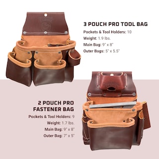 Foto 4 | Set De Cinturón Para Herramientas De Enmarcado Occidental Leather Tamaño Mediano 21 Bolsillos - Venta Internacional.