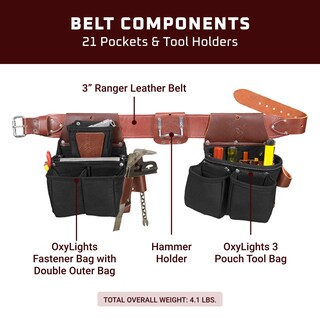 Foto 3 | Cinturón Para Herramientas Occidental Leather Oxylights Ultra Framer Xl - Venta Internacional.
