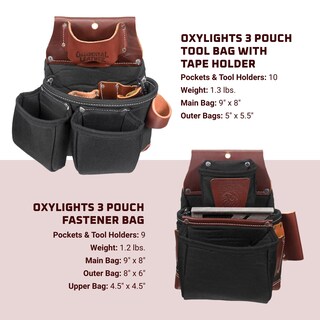 Foto 4 | Cinturón Para Herramientas Occidental Leather Oxylights Framer Xxl Negro Con 22 Bolsillos - Venta Internacional.
