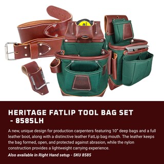Foto 2 | Set De Bolsas Para Herramientas Occidental Leather Heritage Fatlip Xxl Left Hand - Venta Internacional.