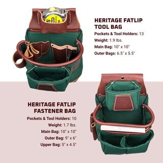 Foto 4 | Set De Bolsas Para Herramientas Occidental Leather Heritage Fatlip Xxl Left Hand - Venta Internacional.