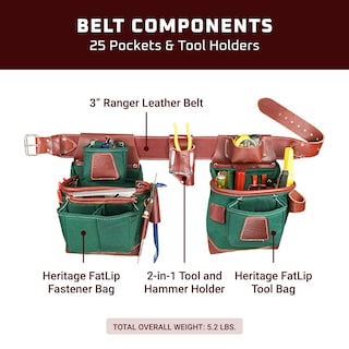 Foto 3 | Set De Bolsas Para Herramientas Occidental Leather Heritage Fatlip Xxl - Venta Internacional.